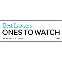 Best Lawyers Ones to Watch 2024 Logo for Henry Jones